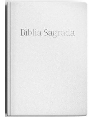 BÍBLIA NVT LETRA NORMAL - LUXO BRANCA`